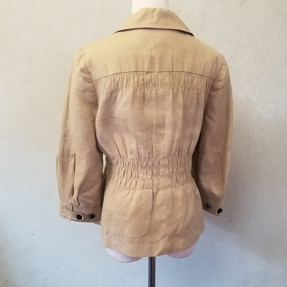 Kenneth Cole Reaction linen 3/4 sleeve blazer - Picture 5 of 5